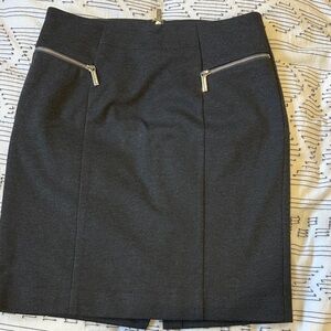 MICHAEL Michael Kors Dark Gray Pencil Skirt